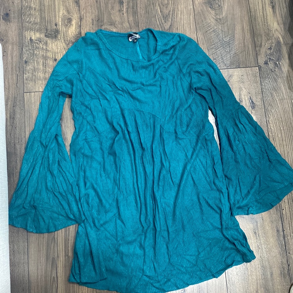 Cozy bell sleeve dress